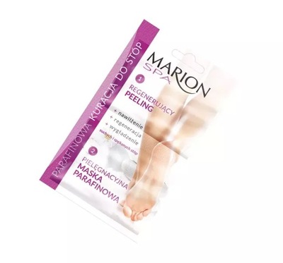 MARION SPA PARAFINOWA KURACJA STÓP PEELING MASKA