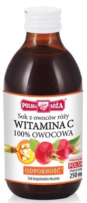 SOK Z RÓŻY NFC (NATURALNA WITAMINA C) 250 ml