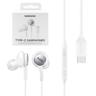 Słuchawki Samsung AKG USB-C EO-IC100BWEGEU Białe