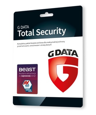 G DATA Total Security 1PC / 2 Lata
