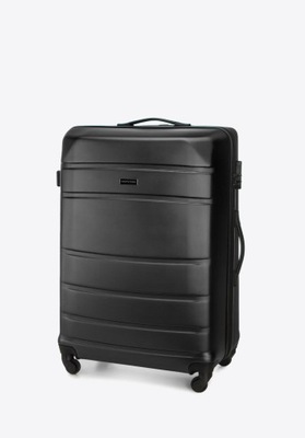 WITTCHEN - Średnia walizka z ABS-u Czarna 56-3A-652-10