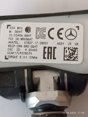 ДАТЧИК TPMS MERCEDES W205 A0009050030Q12