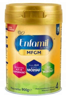 900g Enfamil Premium MFGM 4 Mleko modyfikowane 08.2024