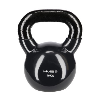 KETTLEBELL ŻELIWNY POKRYTY WINYLEM HMS KNV 10kg