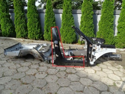 Range rover vogue l322 lift 09-12 блок двигуна b правий поріг фото №1