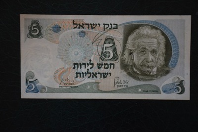 Banknot Izrael 5 lir 1968 rok !!!