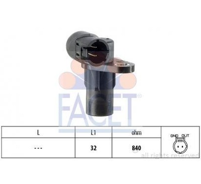 FACET JUTIKLIS PADĖTIES VELENO GMP EPS 1.953.291 - 