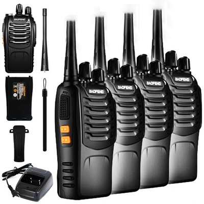 Krótkofalówka Baofeng 4X BAOFENG BF-888S HT WALKIE-TALKIE PMR