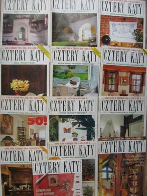 DOM i WNĘTRZE + Cztery kąty + Mieszkanie 21 numerów lat 1992-1996