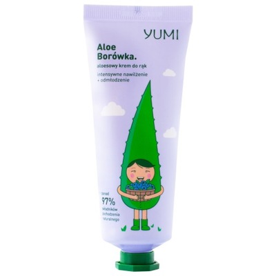 Yumi Aloes Borówka krem do rąk z masłem shea 75ml