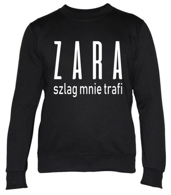 Bluza Damska ZARA szlag mnie trafi XS Czarny