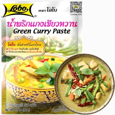Tajska Zielona Pasta Curry Lobo 50g Green Curry
