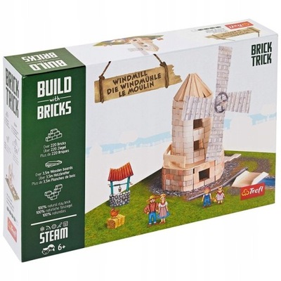 Trefl Klocki Brick Trick Wiatrak/Windmill 60984