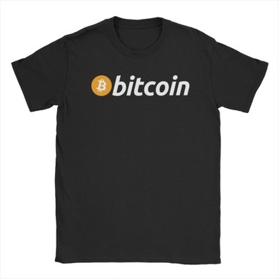 Cryptocurrency Bitcoin men's T shirt,Black,,Black