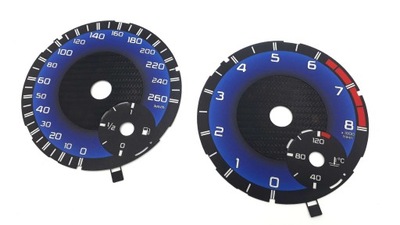 Mercedes ml w166 gl x166 тормозные диски спидометра cstm blue фото №1