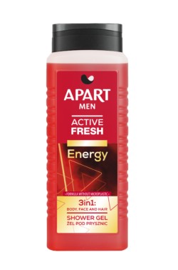 APART żel pod prysznic 500ml MĘSKI energy