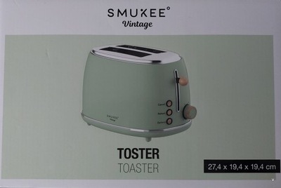 Toster Smukee Vintage zielony 850 W