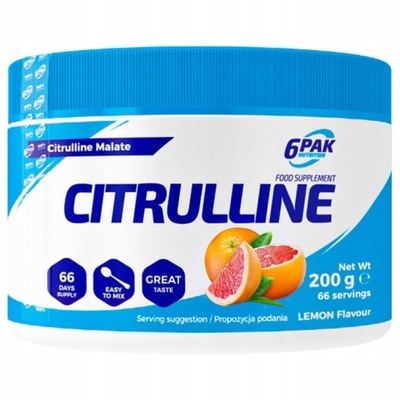 6PAK CITRULLINE 200G GREJPFRUT CYTRULINA