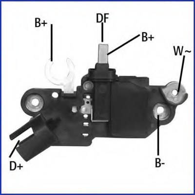 REGULATORIUS ĮTAMPOS 14V 150A ALFA CITROEN FIAT PEUG 