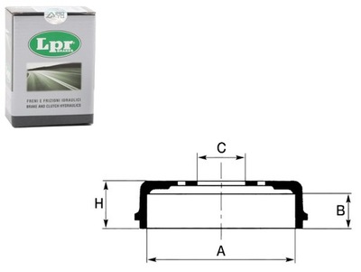БАРАБАНЫ ТОРМОЗНЫЕ LPR 98601861 4644847 46448407 2419