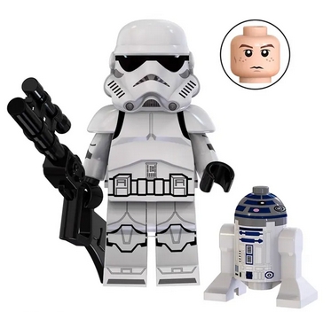 Clone Trooper R2 D2 FIgurka Star Wars Klocki Gwiezdne Wojny Klon