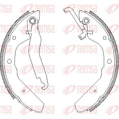 REMSA 4403.00 SET PADS BRAKE  