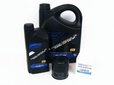 Масло mazda supra dpf 0w-30 6l + фильтр + zawieszka фото №1
