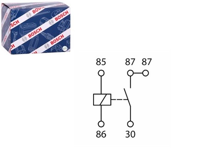 RELÉ UNIVERSAL 12V 30A NÚMERO POLACZEN 5 MERCEDES G W460 G  