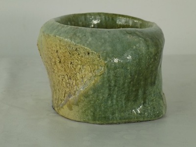 Ceramiczna donica secesja ok 1900 r