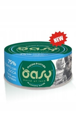 OASY KOT MORE LOVE TUŃCZYK Z DYNIĄ 70G
