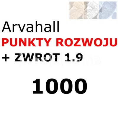 Arvahall 1000 PR +5x1.9 A Punkty Rozwoju FOE FORGE OF EMPIRES 1000pr