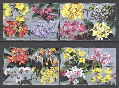 GUYANA MNH FLOWERS FLORA