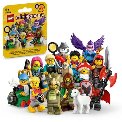 LEGO Minifigures 71045 seria 25 Zestaw, komplet NIEOTWIERANYCH 12 wzorów DK