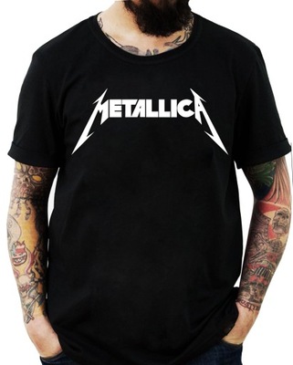 KOSZULKA T-SHIRT z nadrukiem METALLICA ROCK L