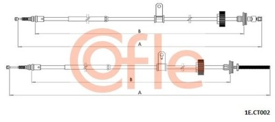 Cofle 92.1E.CT002 Cięgno