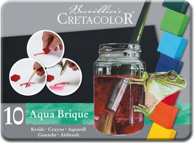 ZESTAW AKWARELI AQUA BRIQUE CRETACOLOR 10 KOL