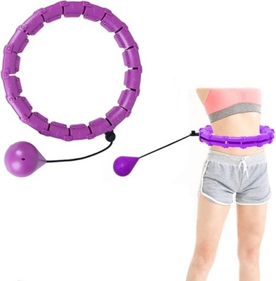 Hula Hop z Piłką Grawitacyjną 45cm Fiolet