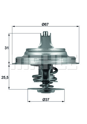 TERMOSTATO SISTEMAS DE REFRIGERACIÓN TX 25 71D  