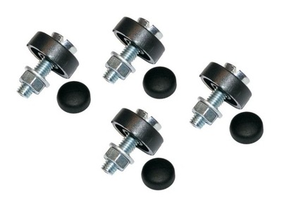 TORNILLOS PARA SUJECIÓN TABLAS REJESTRACYJNEJ M6X20 NEGRAS  