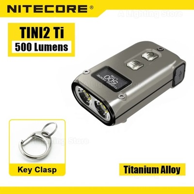 LINTERNA NITECORE TINI2 TI CON PIE TYTANU TINI2  