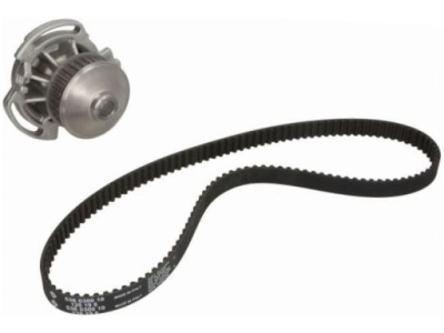 Насос воды + ремень vw jetta 2 mk2 1.3 фото №1