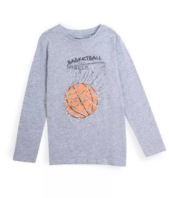 Bluzka longsleeve Basketball Chłopiec 134 Sinsay