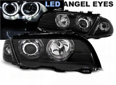 ФОНАРІ РЕФЛЕКТОРИ DO BMW E46 СЕДАН TOURING OD 1998 DO 2001 ROKU RINGI LED (СВІТЛОДІОД)