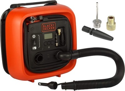 BLACK & DECKER, KOMPRESOR-SPREZARKA, UNIDAD DE ALIMENTACIÓN POPRZEZ CONEXION 12V, 11 BAR  