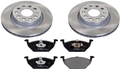 HART DISCOS + ZAPATAS PARTE DELANTERA A3 LEON ALTEA OCTAVIA GOLF JETTA 280MM  