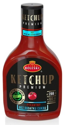 Roleski Ketchup pikantny Keto 425g