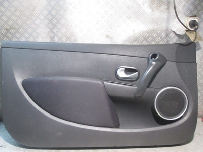 Обшивка дверь левый перед renault clio iii 05- 3 дверь фото №1