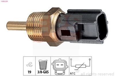 SENSOR TEMPERATURE FLUID COOLING MITSUBISHI 1-830-230  