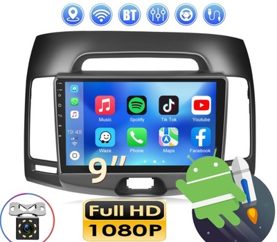 RADIO NAVIGATION GPS HYUNDAI ELANTRA 07-10 ANDROID  