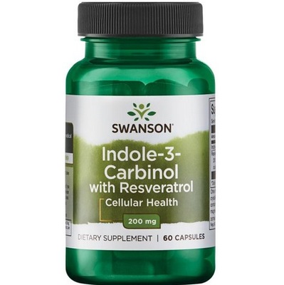SWANSON Indole-3-Carbinol with Resveratrol 200 mg